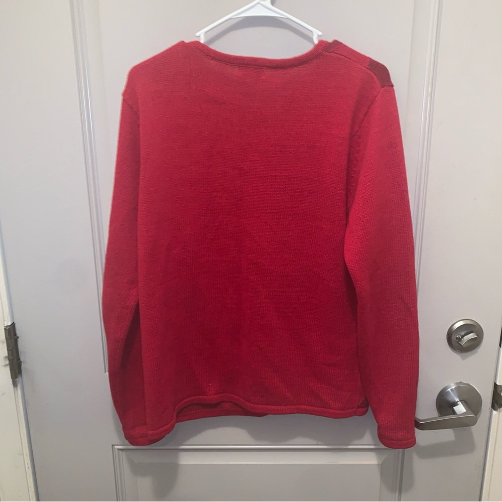 Classic Elements Women’s Argyle Santa Embroidered… - image 3